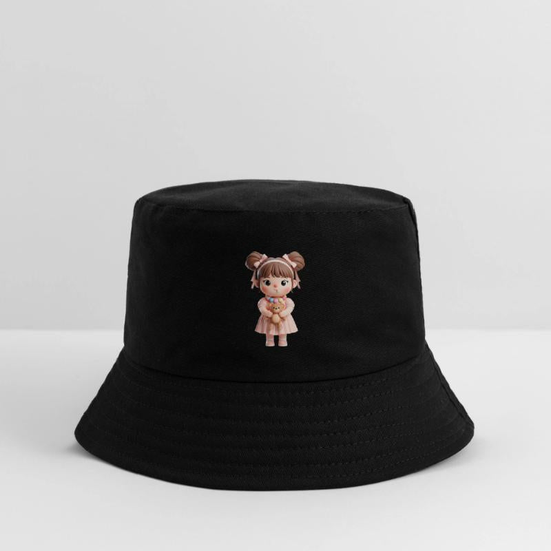 Sweet Candy Girl with Teddy Bear