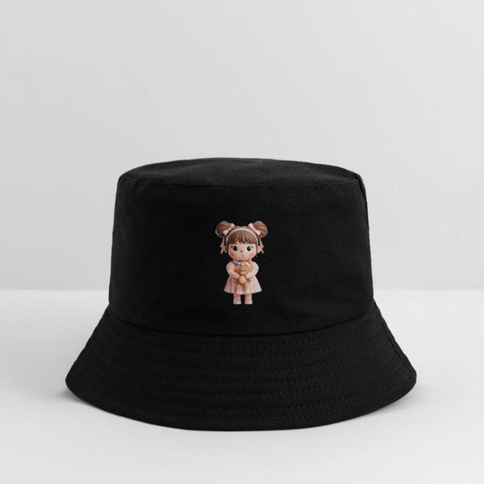 Sweet Candy Girl with Teddy Bear