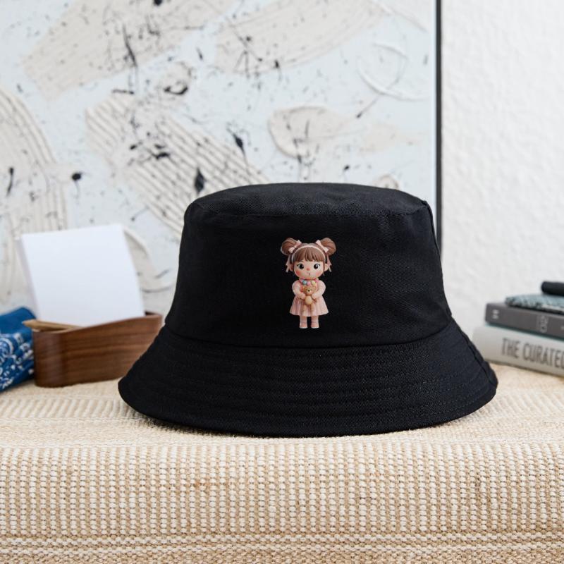 Sweet Candy Girl with Teddy Bear