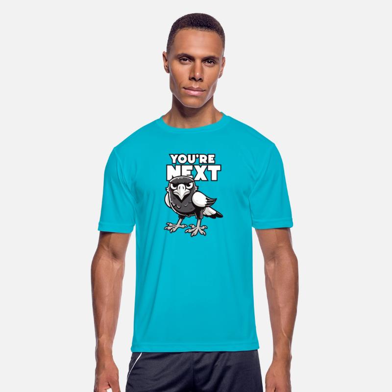 Swooping Magpie - angry Australian magpie