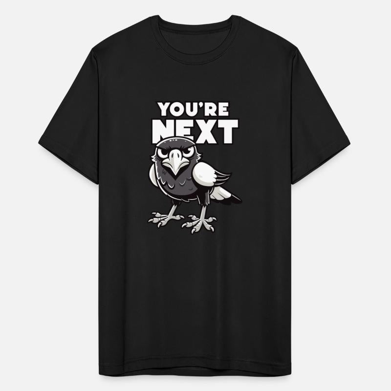 Swooping Magpie - angry Australian magpie