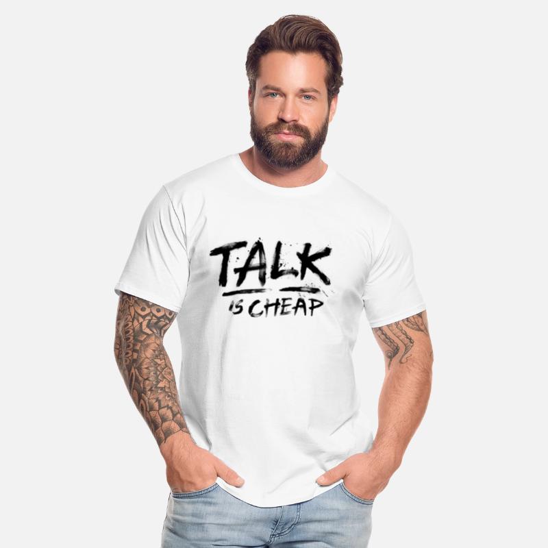 Talk Is Cheap (Black Text)