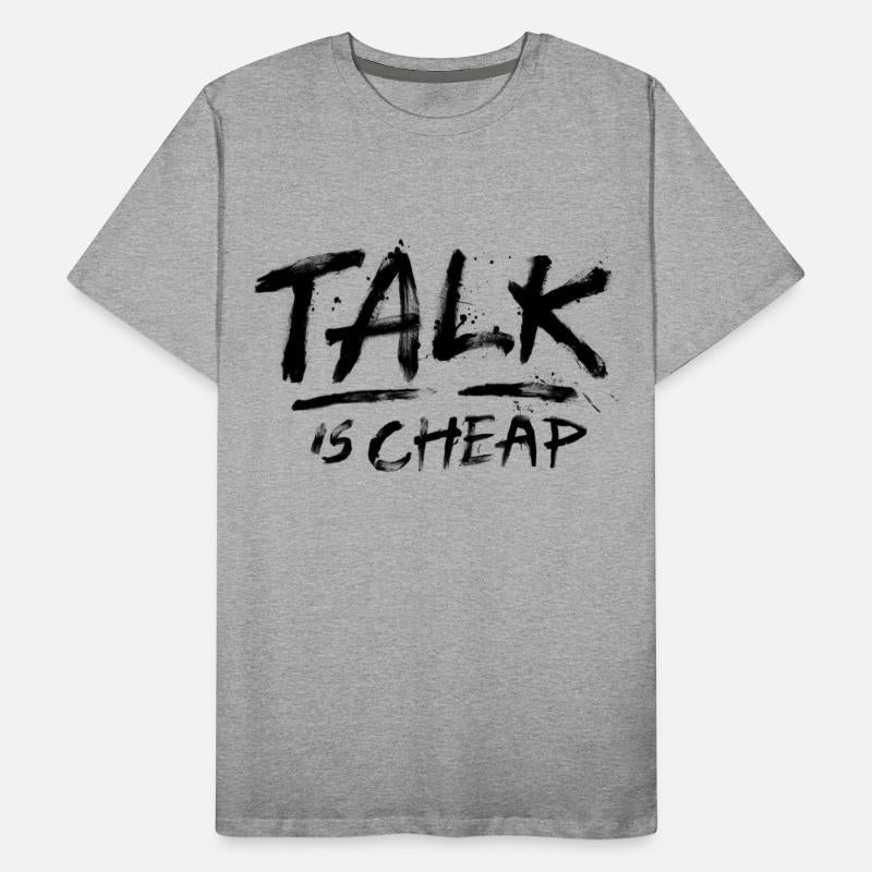 Talk Is Cheap (Black Text)