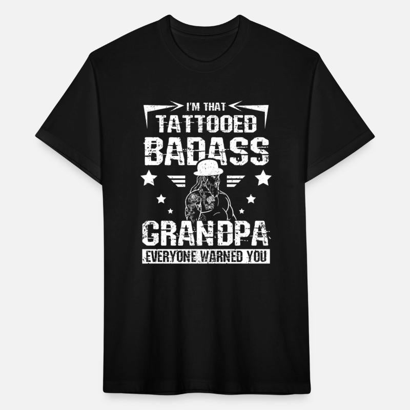 Tattooed badass Grandpa