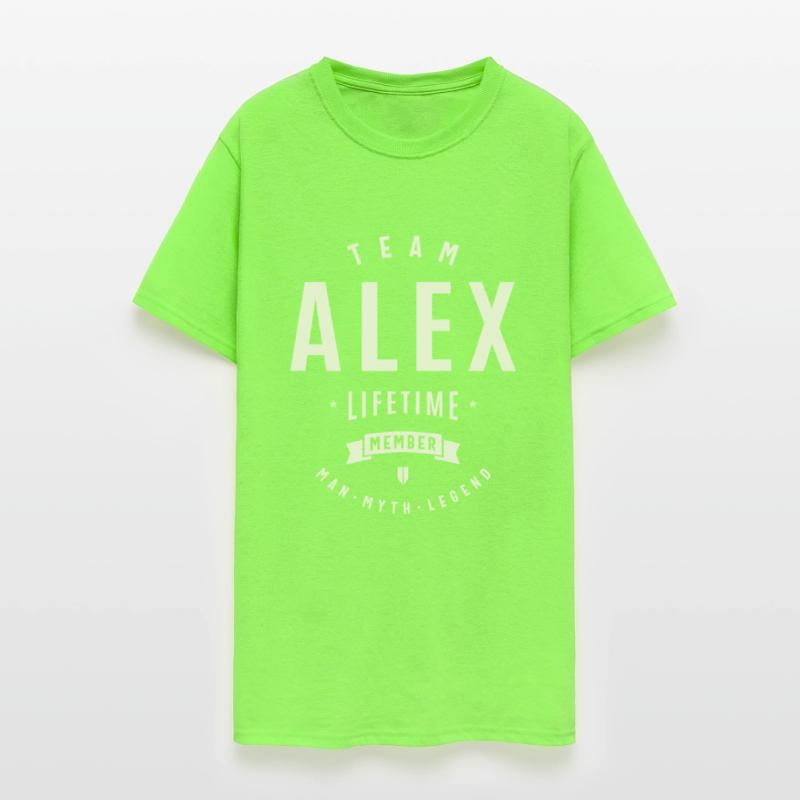 Team Alex Lifetime Member Funny Name Alex
