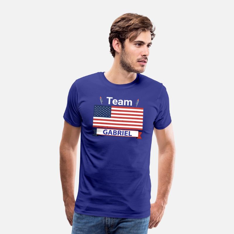Team Gabriel American Flag Star Stripe