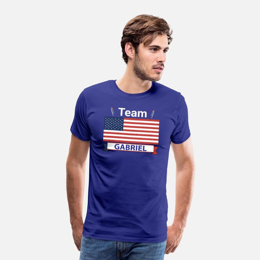 Team Gabriel American Flag Star Stripe