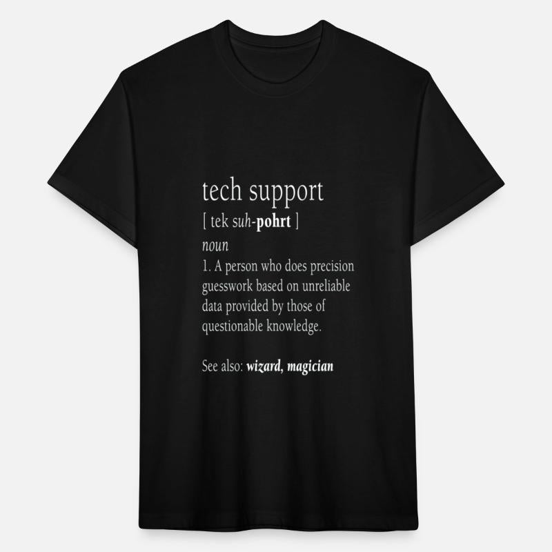 Tech Support Definition Funny Cute Computer Nerd