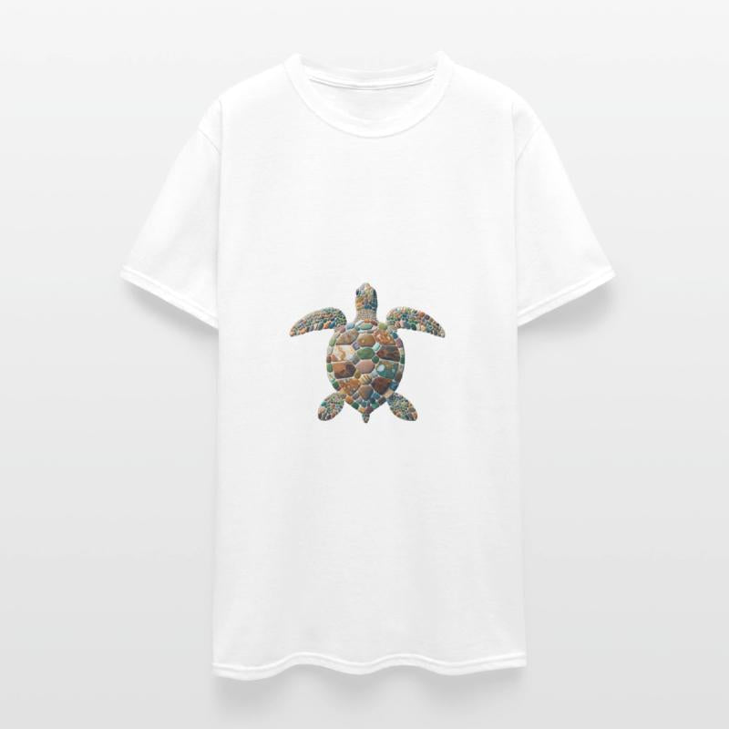 Terra Turtle: A Mosaic of Marine Majesty