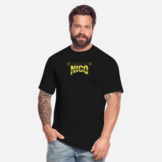 Thank you nico t shirt design yellow