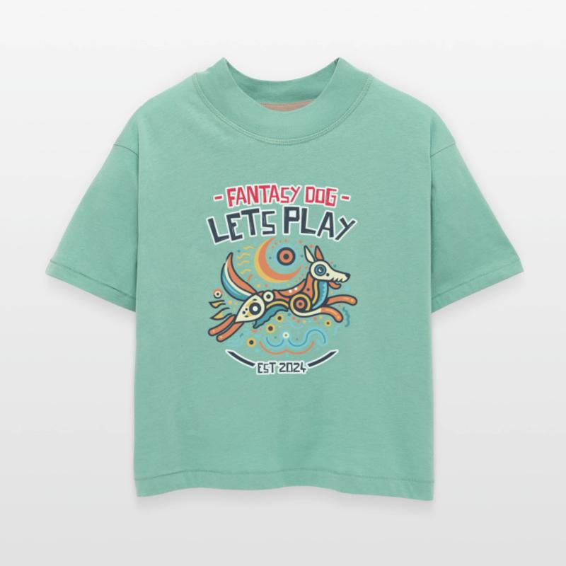 The Flying Dog play in the sky