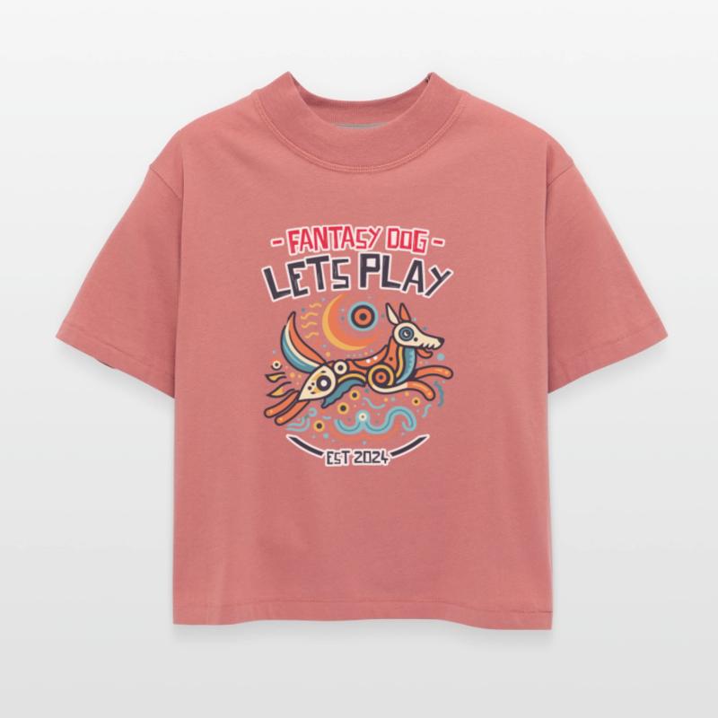 The Flying Dog play in the sky