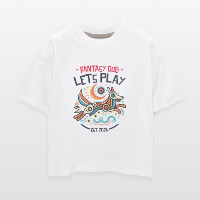 The Flying Dog play in the sky