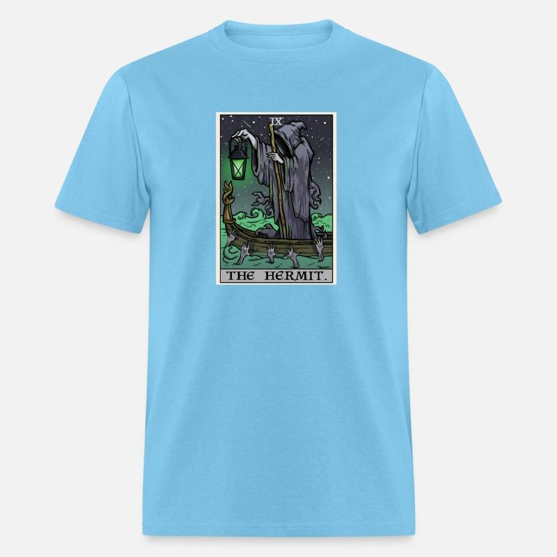 The Hermit Tarot Card Gothic Halloween Grim Reaper