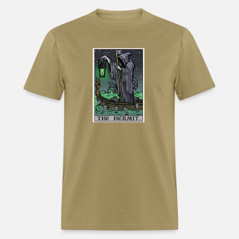 The Hermit Tarot Card Gothic Halloween Grim Reaper