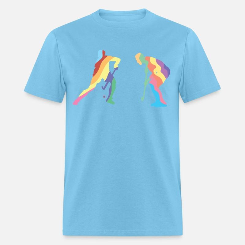 The hockey player struggle