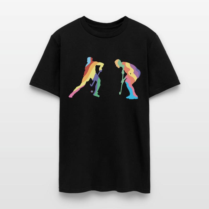 The hockey player struggle