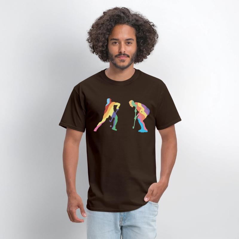 The hockey player struggle