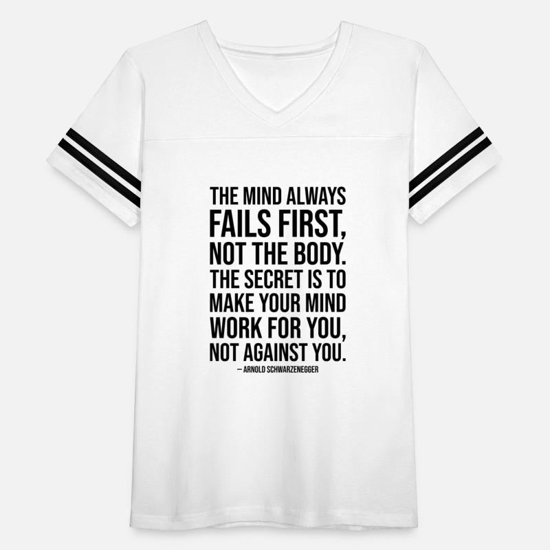 the mind always fails first BLACK