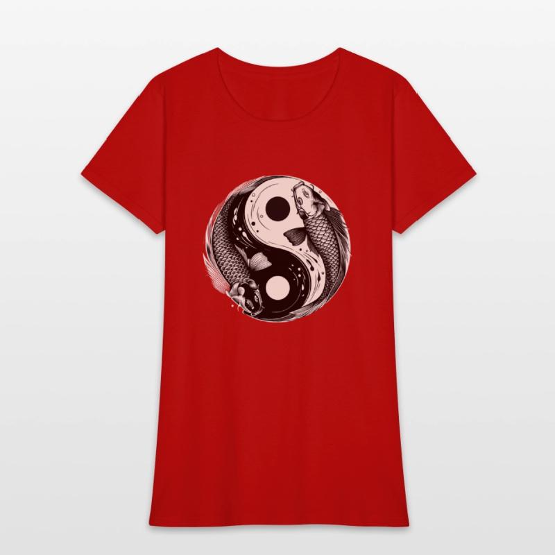 Traditional Japanese Yin and Yang Koi Fish Shirt
