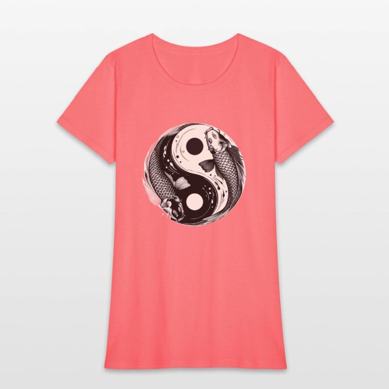 Traditional Japanese Yin and Yang Koi Fish Shirt