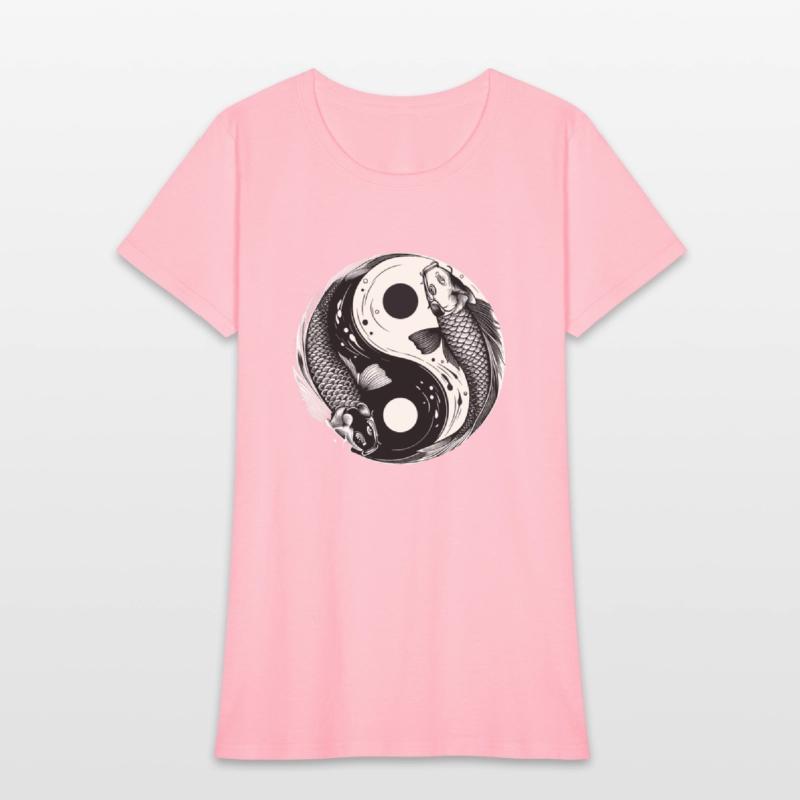 Traditional Japanese Yin and Yang Koi Fish Shirt