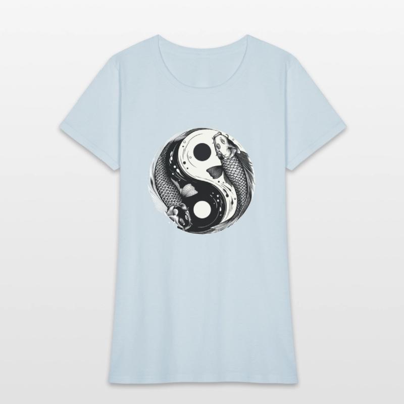 Traditional Japanese Yin and Yang Koi Fish Shirt