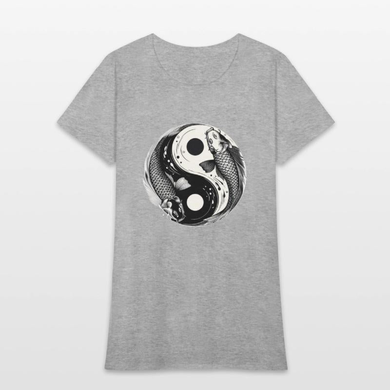 Traditional Japanese Yin and Yang Koi Fish Shirt
