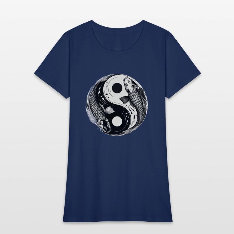 Traditional Japanese Yin and Yang Koi Fish Shirt