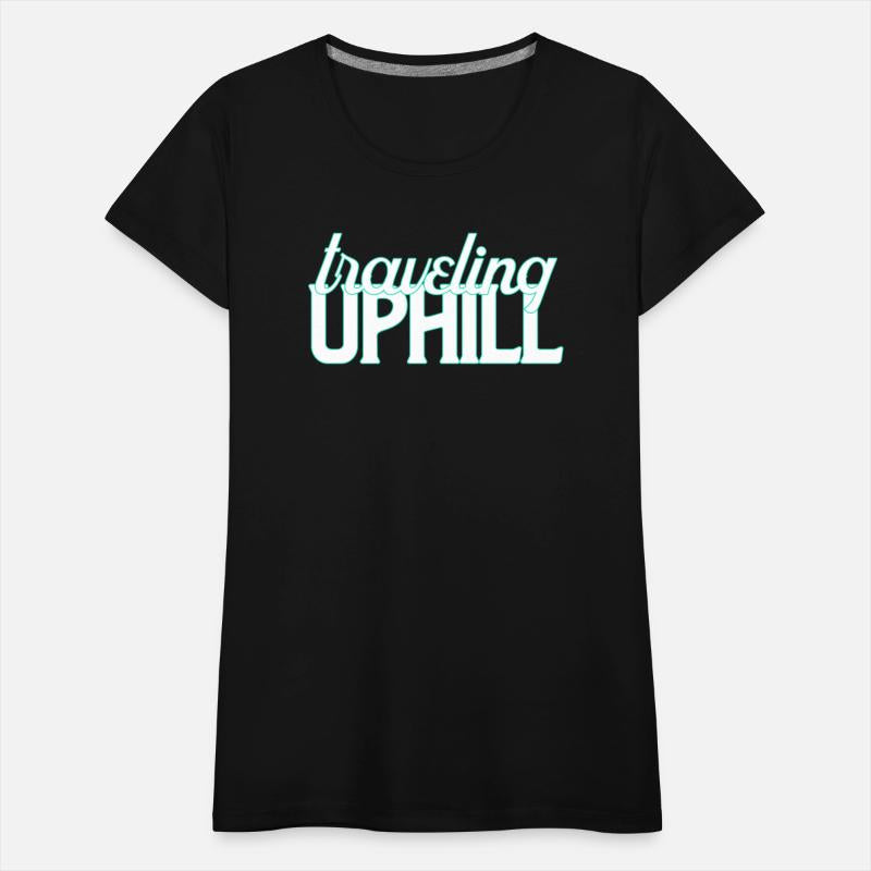 Traveling Uphill. Travel tourist tourism