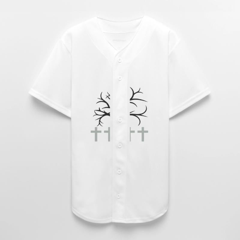 Tree Bald Winter Autumn Crosses Halloween Cemetery