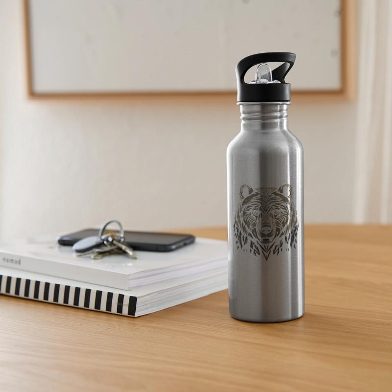 Tribal Bear Head Illustration