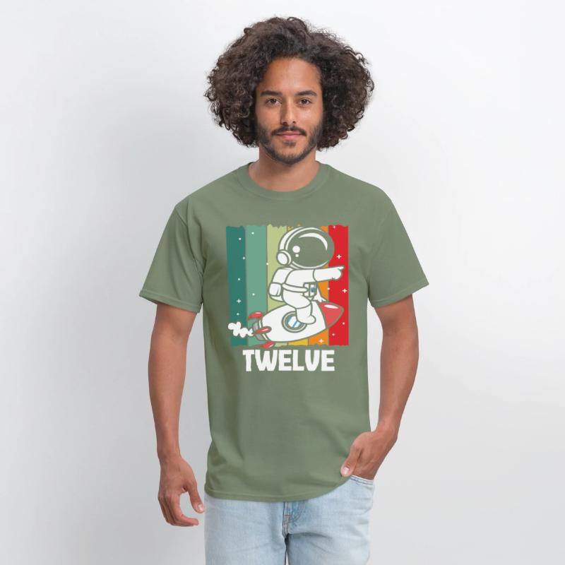 Twelve Space Adventure Astronaut Rocket