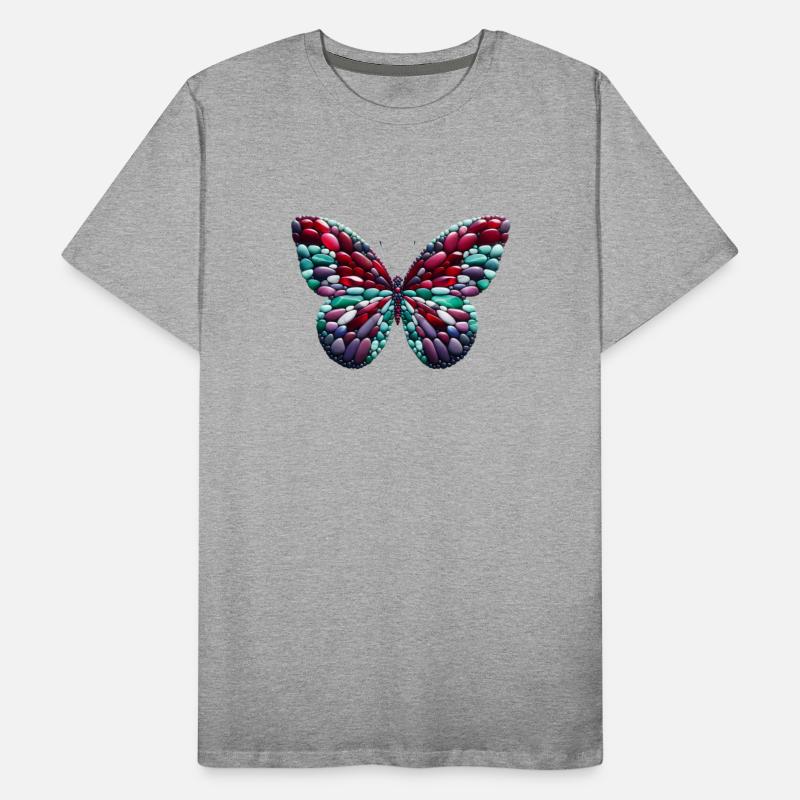 Twilight Jewel Monarch Pebble Butterfly