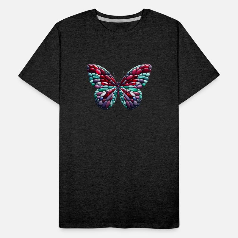 Twilight Jewel Monarch Pebble Butterfly