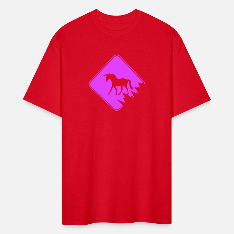 Unicorn warning sign Danger Caution Attention Zone