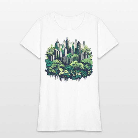 Urban jungle - skyline meets nature