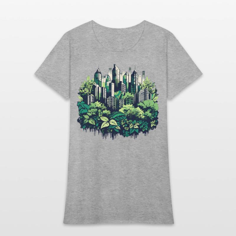 Urban jungle - skyline meets nature