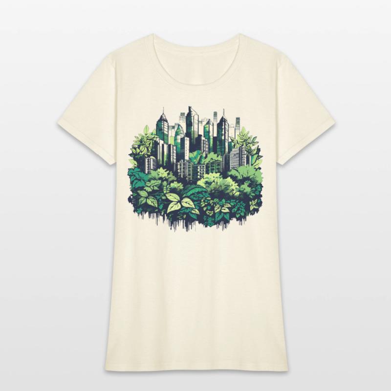 Urban jungle - skyline meets nature