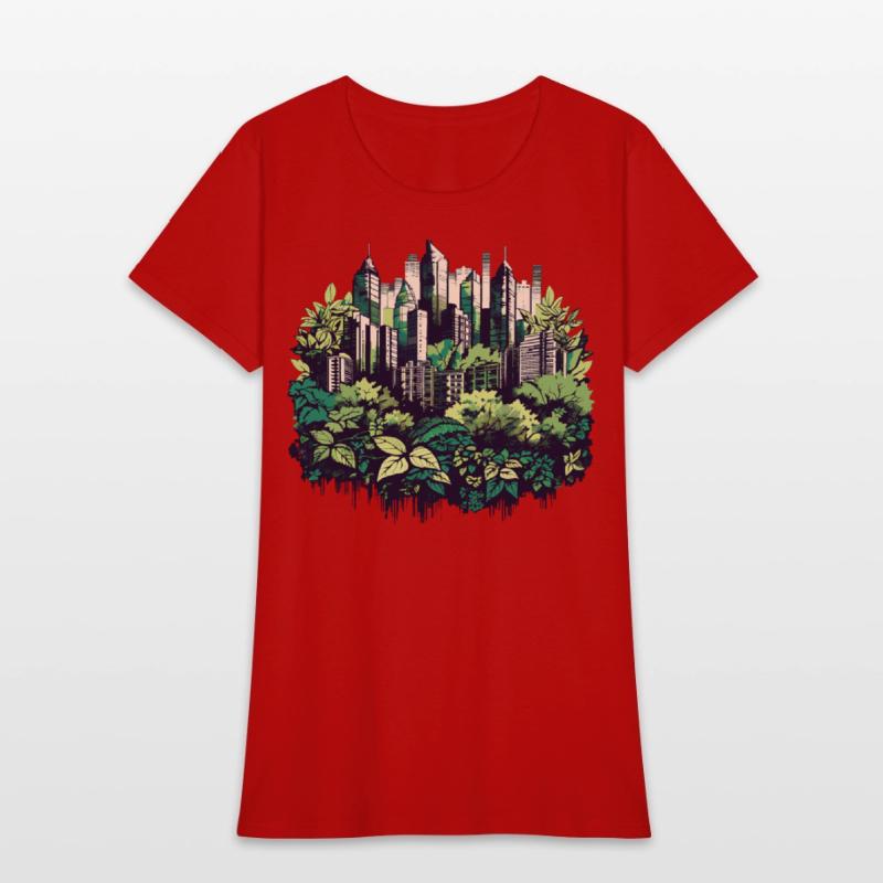 Urban jungle - skyline meets nature
