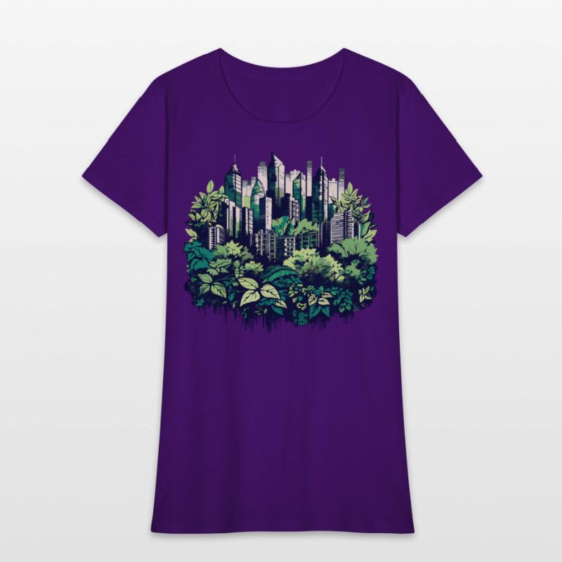 Urban jungle - skyline meets nature