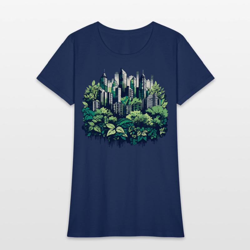 Urban jungle - skyline meets nature