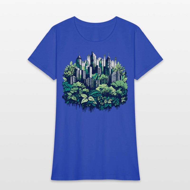 Urban jungle - skyline meets nature