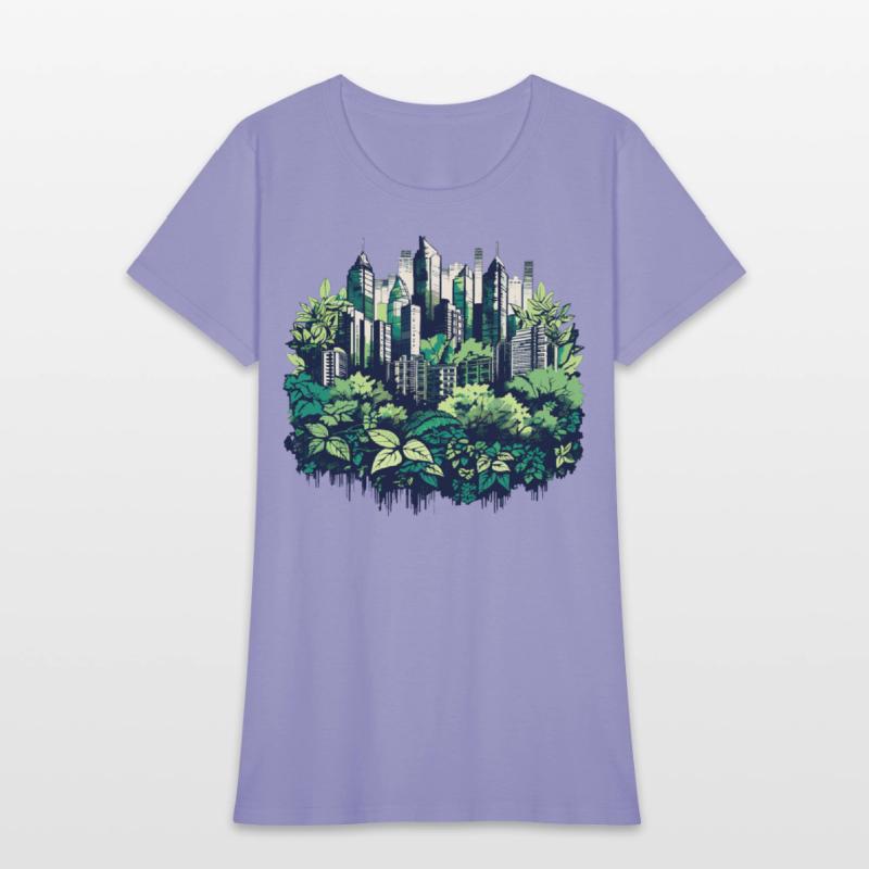 Urban jungle - skyline meets nature