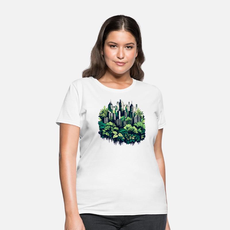 Urban jungle - skyline meets nature