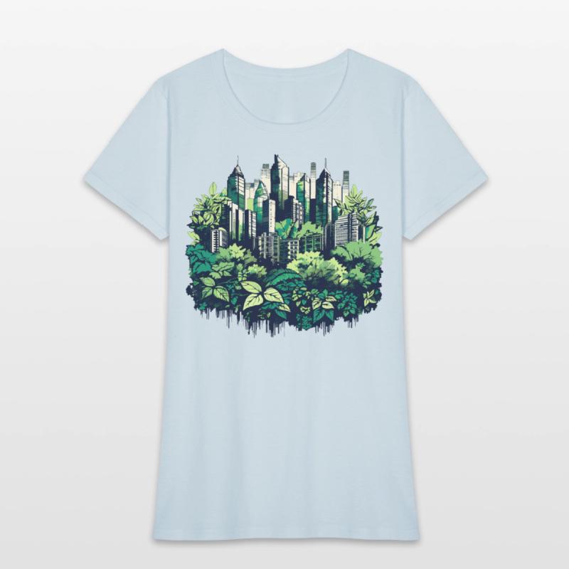 Urban jungle - skyline meets nature