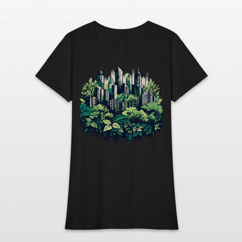 Urban jungle - skyline meets nature