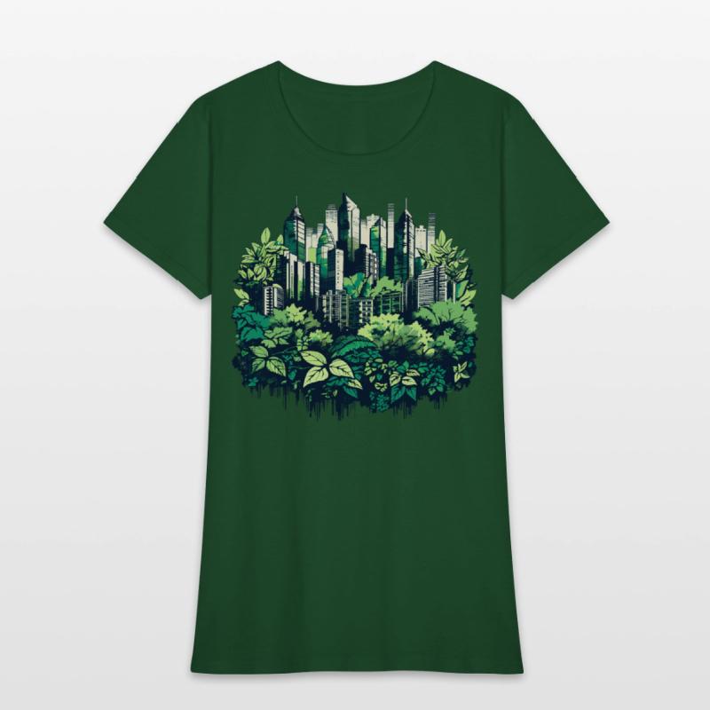 Urban jungle - skyline meets nature
