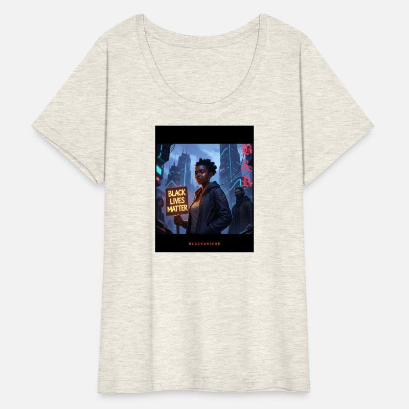 Urban Night Protest with Black Lives Matter