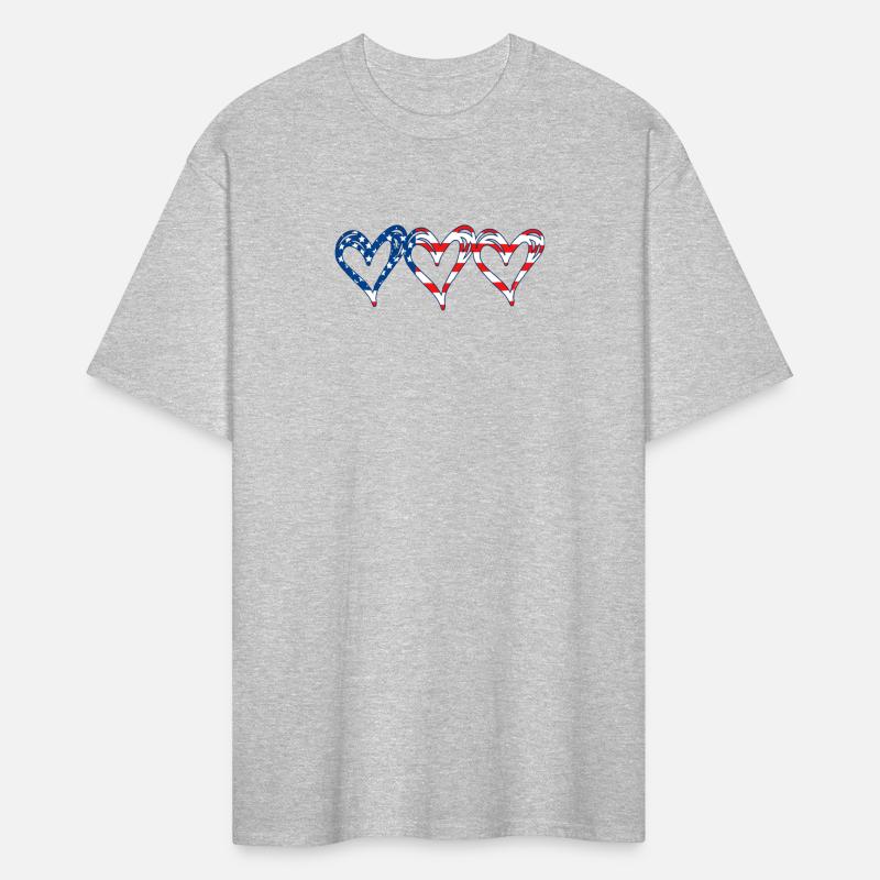 Usa Flag Patriotic American Hearts Armed Forces 4T